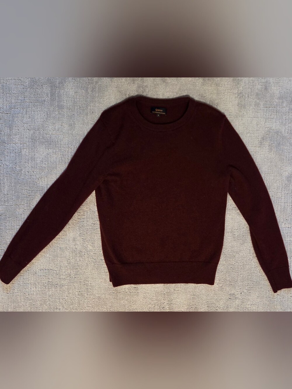Quince Women’s Scoopneck Sweater in Deep Wine